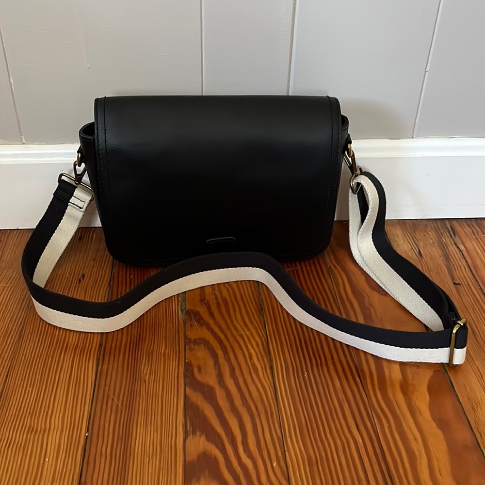 Madewell Black Transport Flap Bag